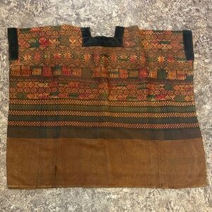 Handmade Vintage Tribal Shirt S